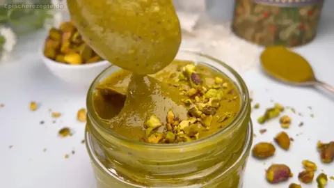 Hausgemachte Pistaziencreme