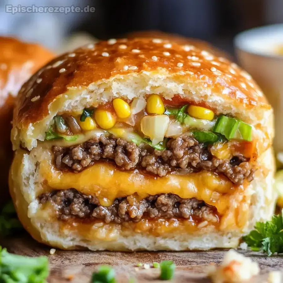 Low Carb Big Mac Rolle