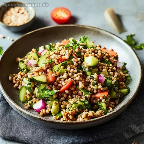 Mediterraner Buchweizensalat