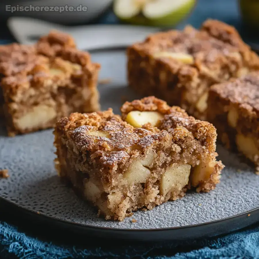 Apfel-Zimt Blondies