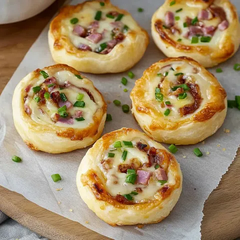 Flammkuchen Schnecken