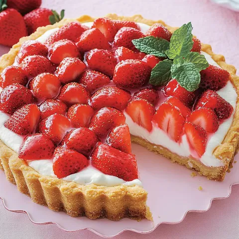 Erdbeerkuchen mit Mascarpone-Creme