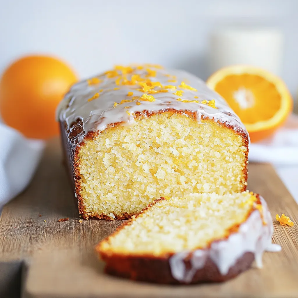 Sinaasappelcake met yoghurt