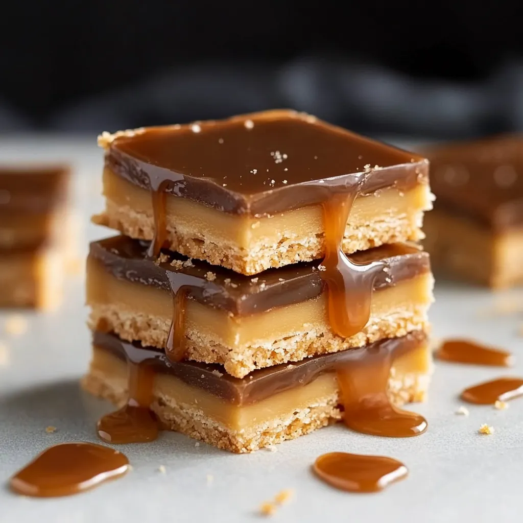Salted Caramel Shortbread Bars - Sündhaft lecker