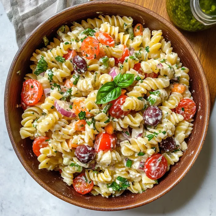 Italienischer Nudelsalat (Vegetarisch)