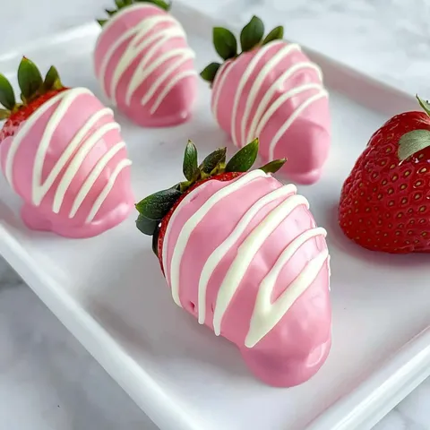 How To Make Pink Chocolate Covered Strawberries