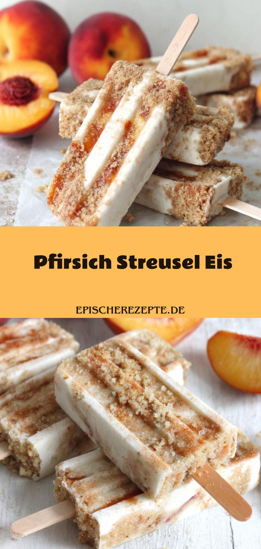 Template of Pfirsich Streusel Eis