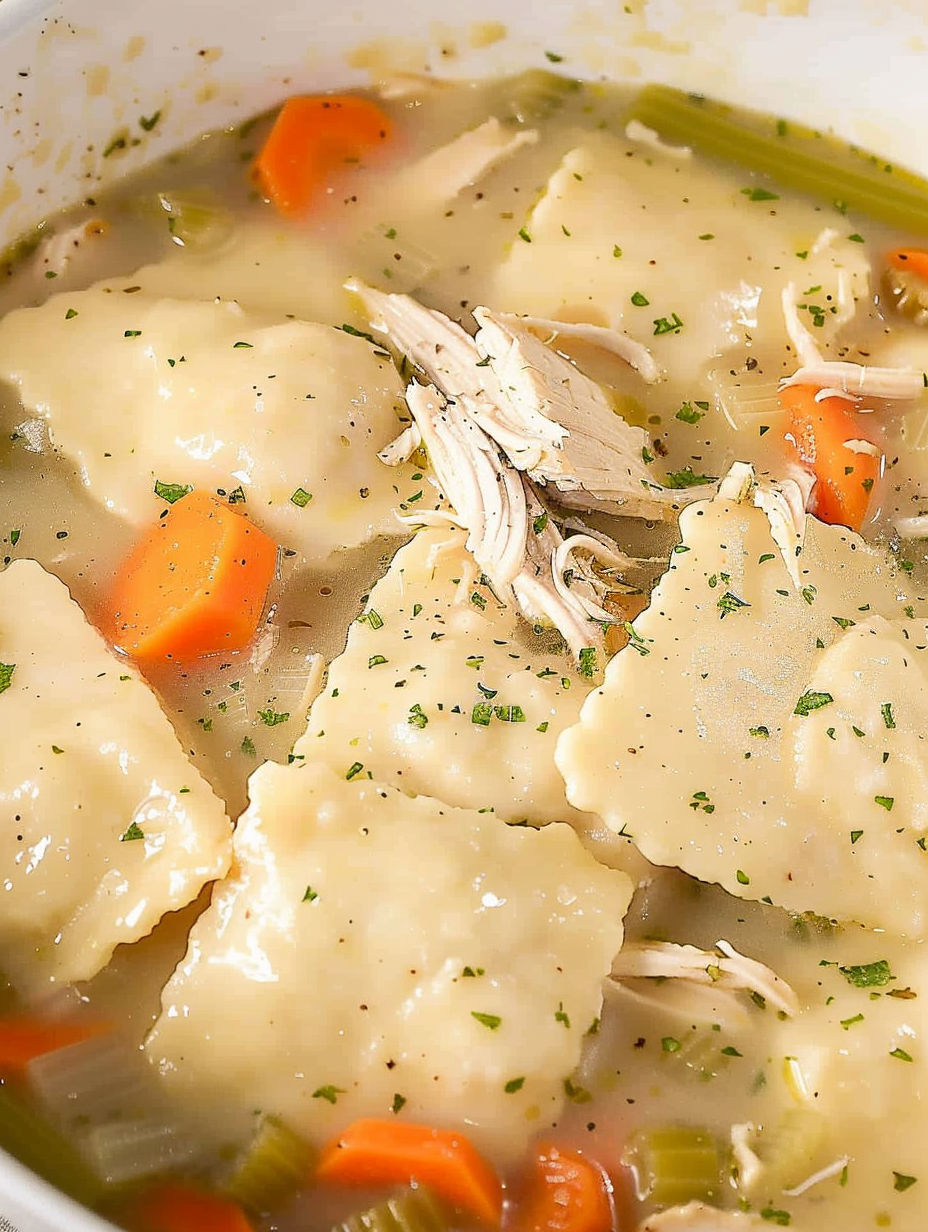 Cracker Barrel Chicken and Dumpling Soup.