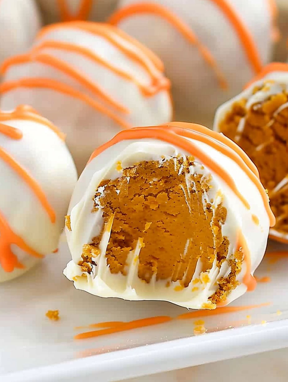 A plate of orange and white meringue Christmas trees.