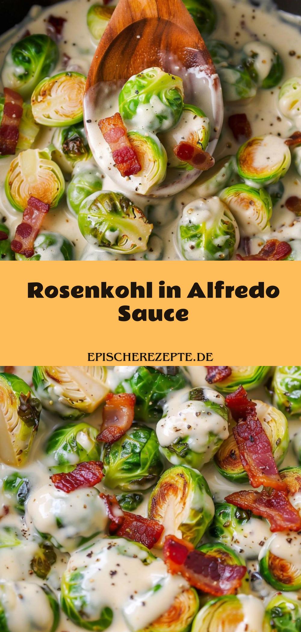 Template of Rosenkohl in Alfredo Sauce