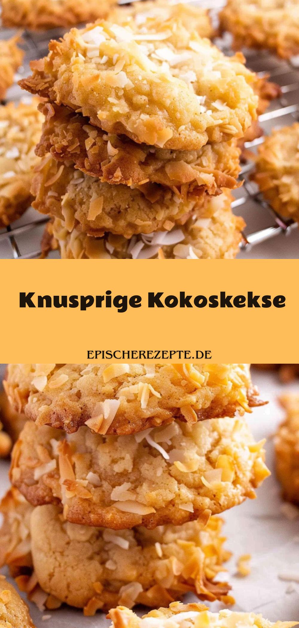Template of Knusprige Kokoskekse