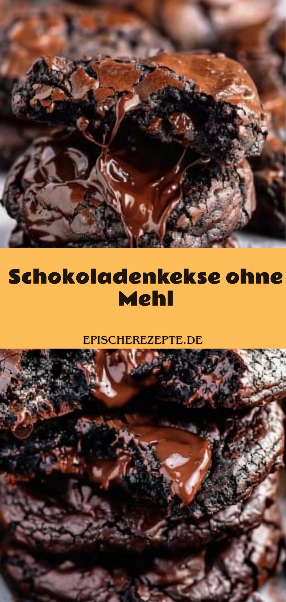 Template of Schokoladenkekse ohne Mehl