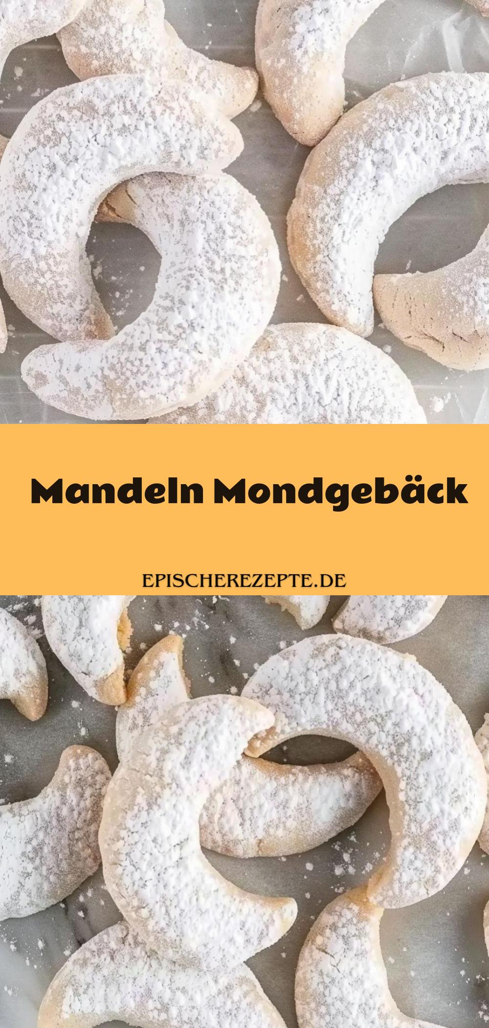 Template of Mandeln Mondgebäck