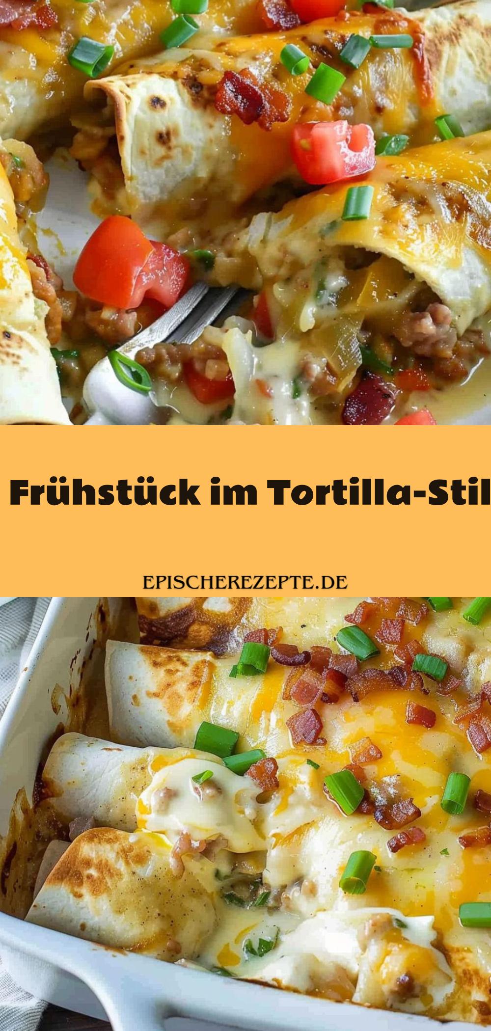 Template of Frühstück im Tortilla-Stil