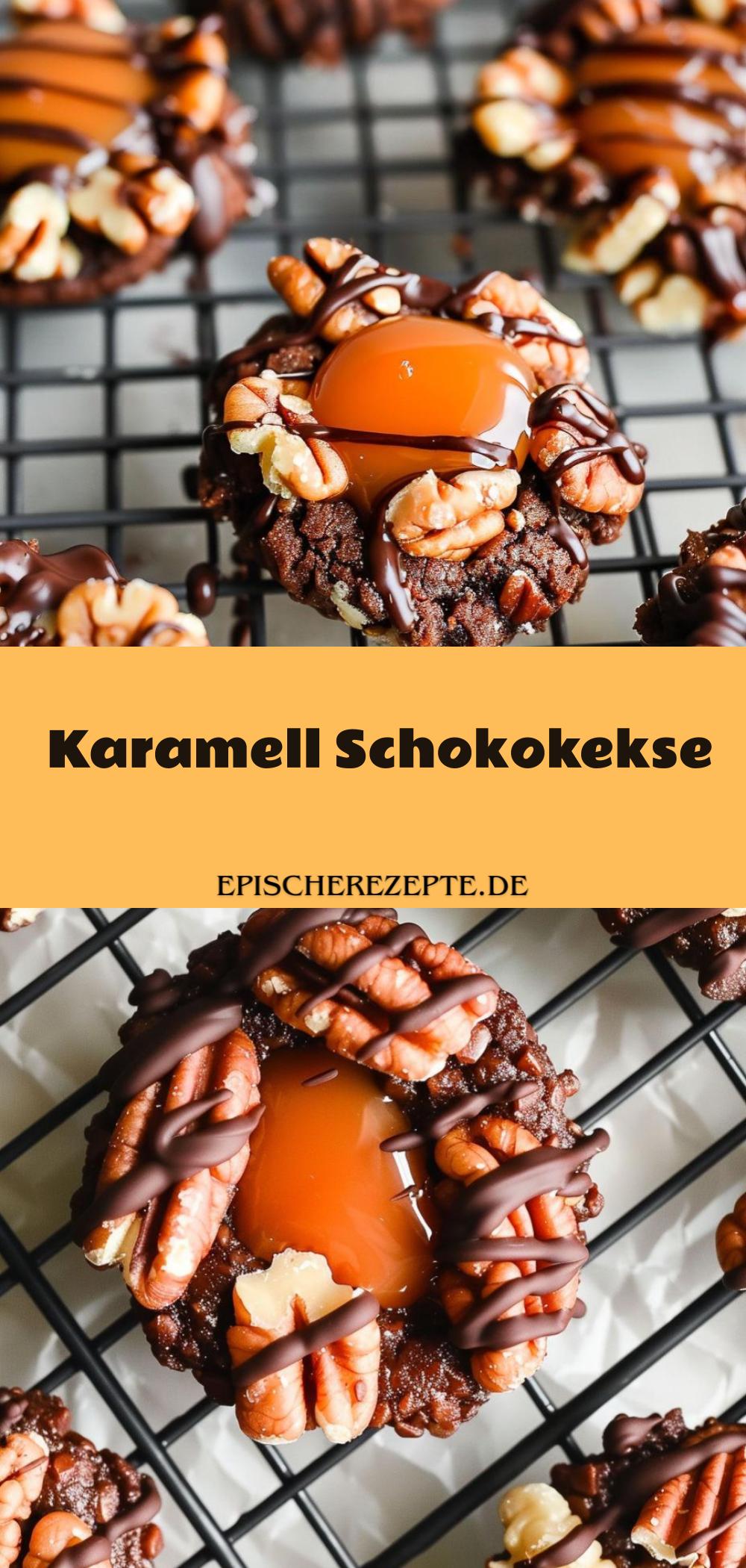 Template of Karamell Schokokekse