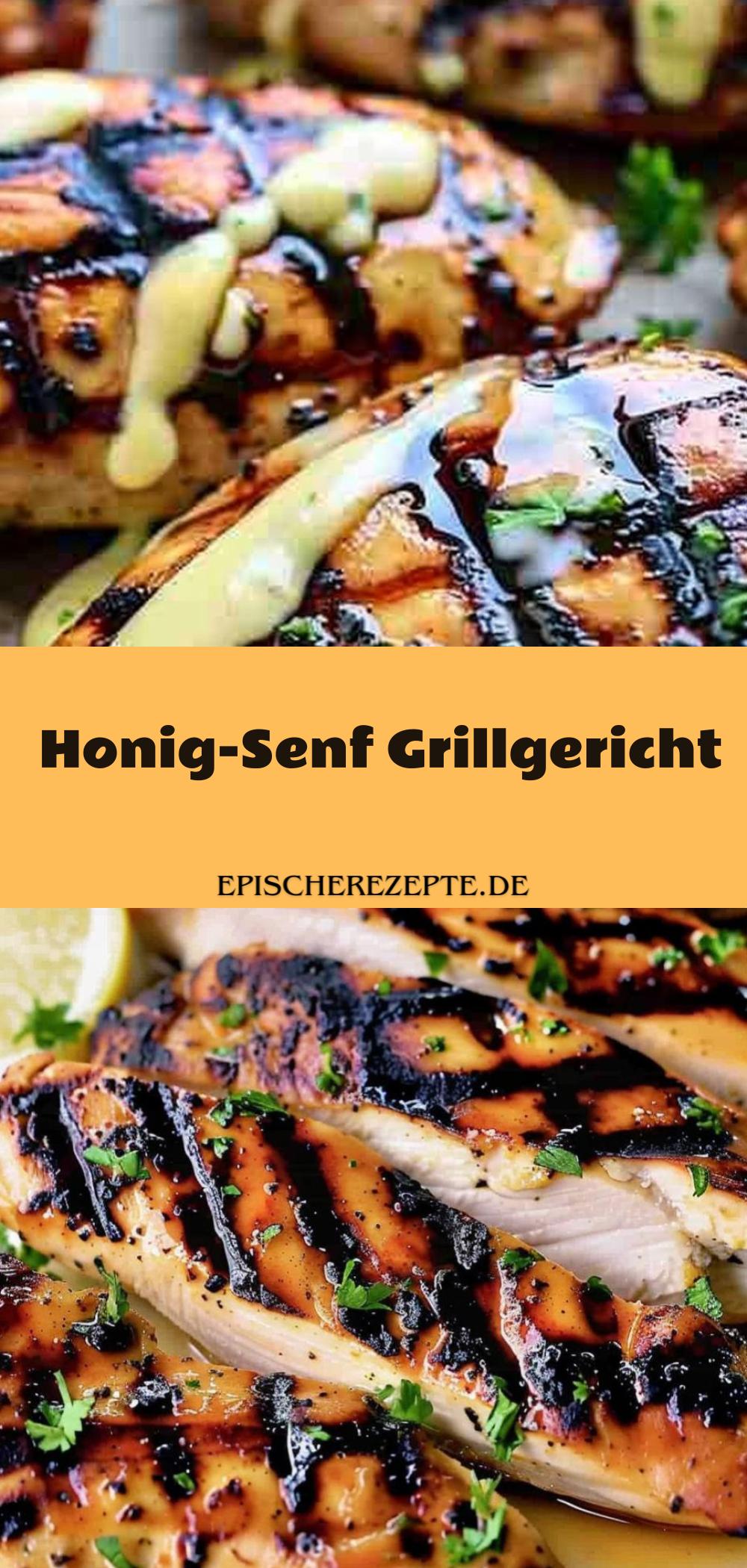 Template of Honig-Senf Grillgericht