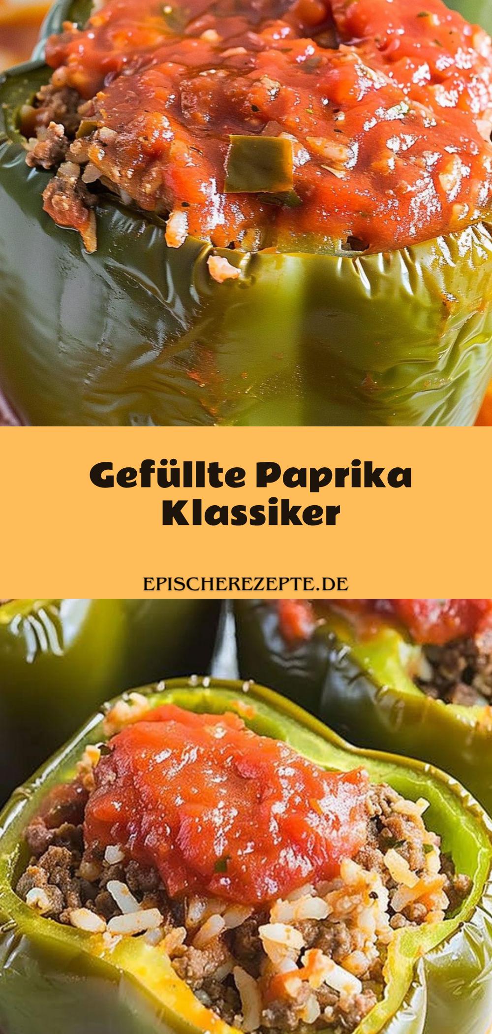 Template of Gefüllte Paprika Klassiker