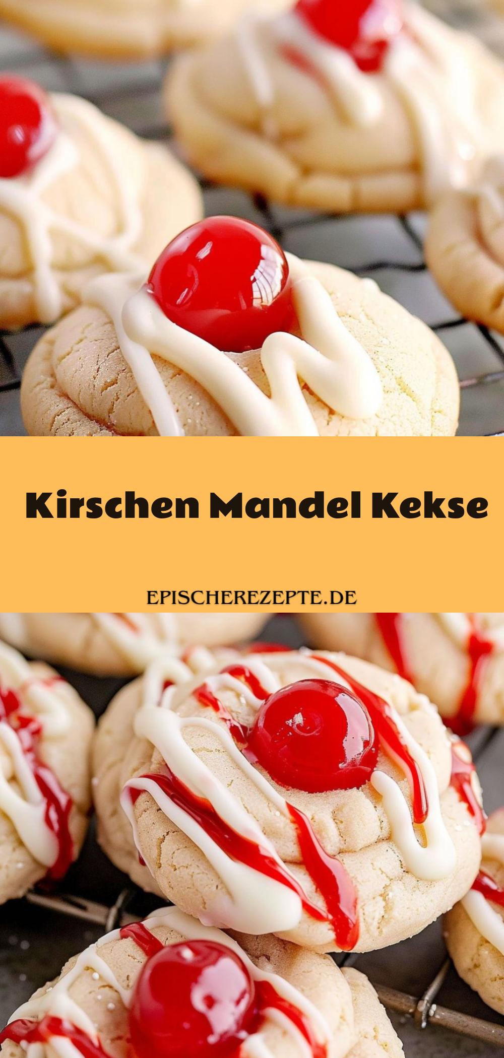 Template of Kirschen Mandel Kekse