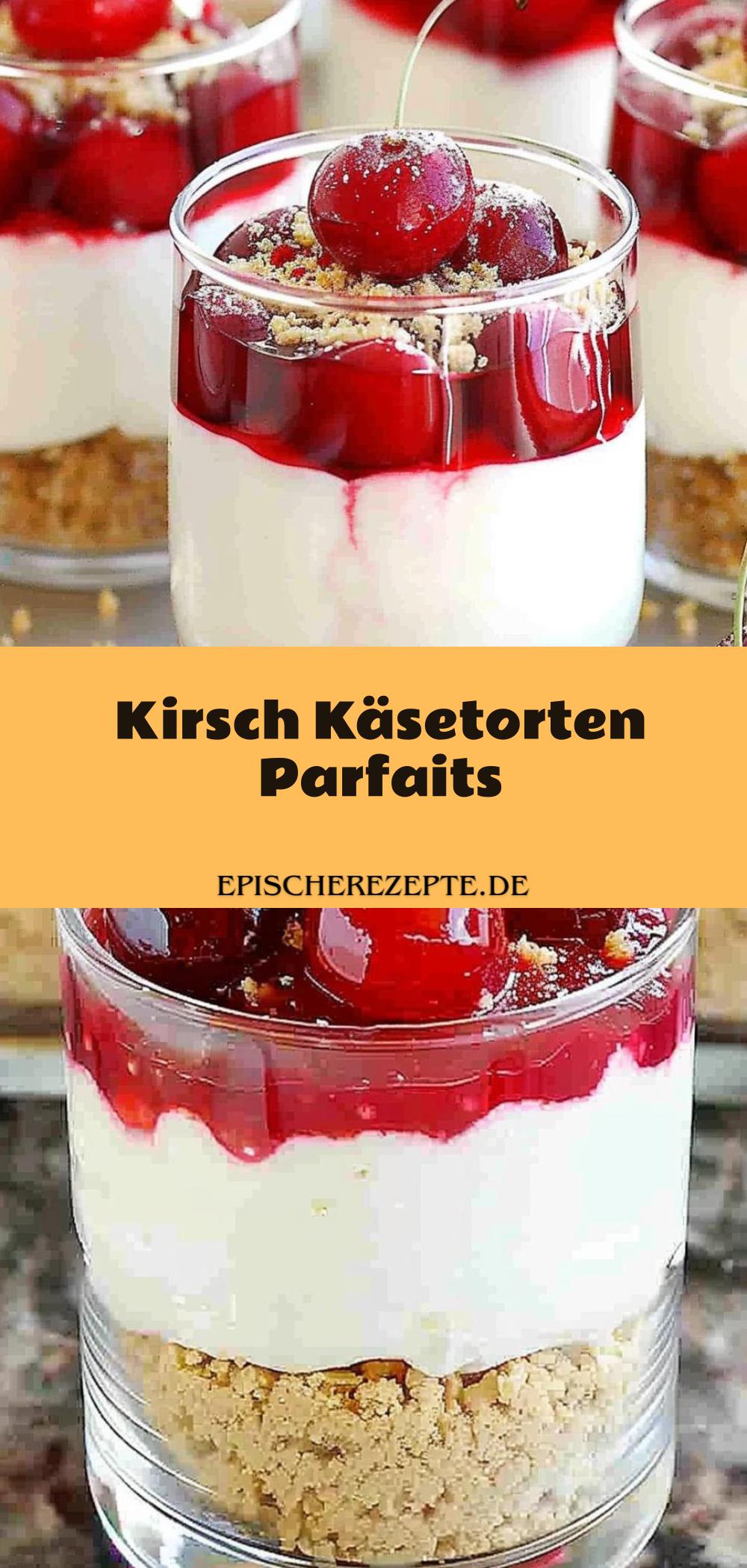 Template of Kirsch Käsetorten Parfaits