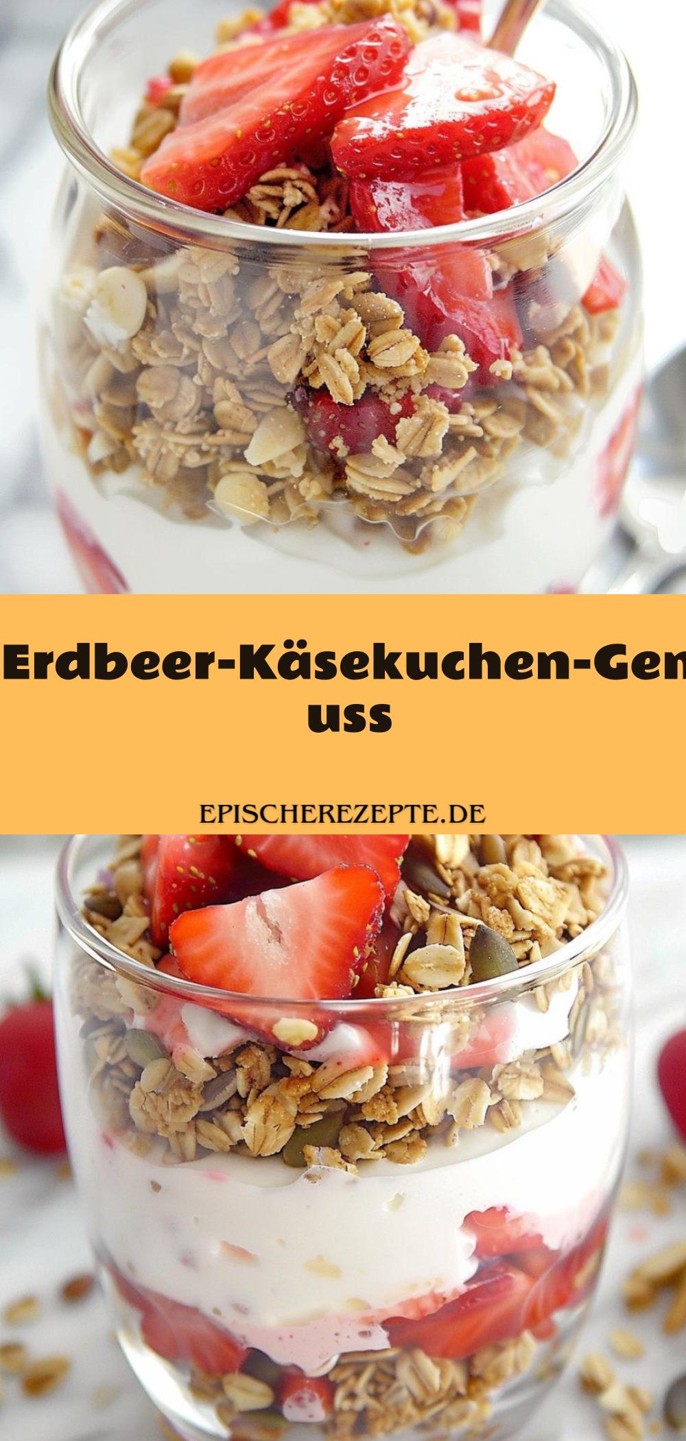 Template of Erdbeer-Käsekuchen-Genuss