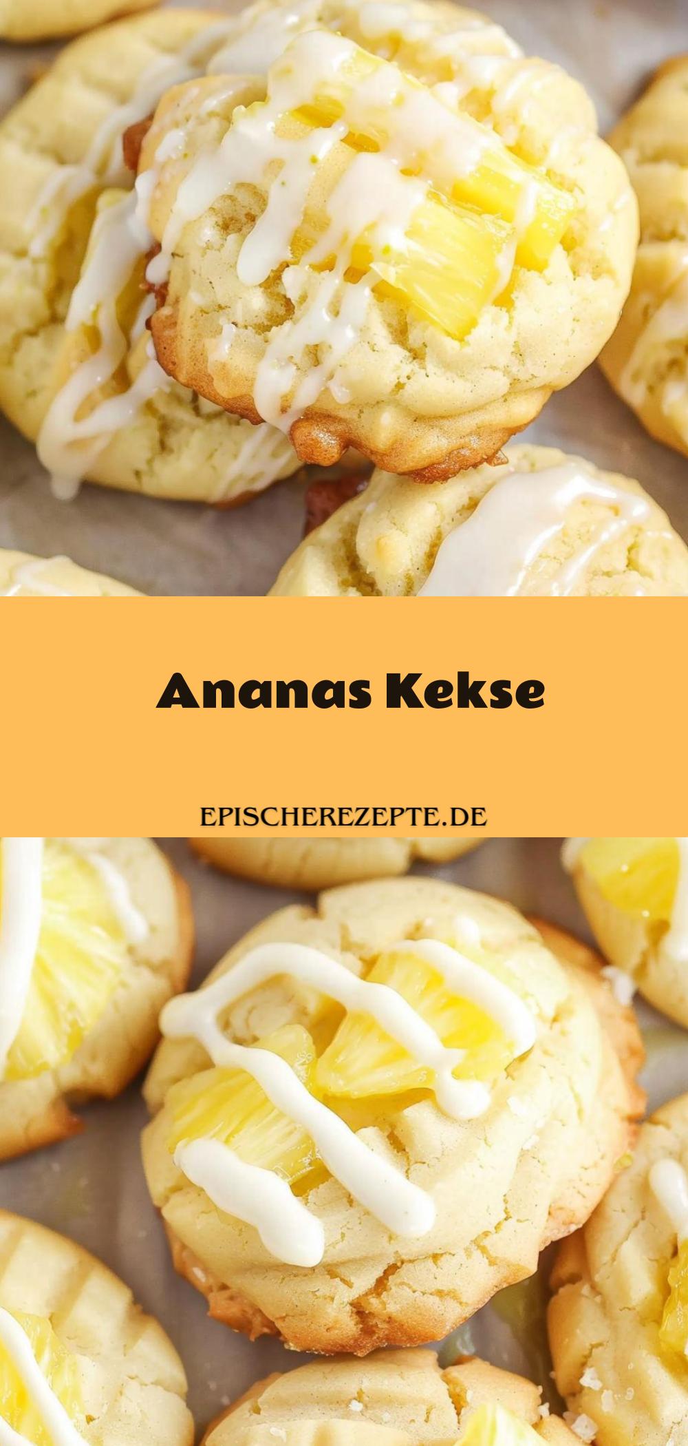 Template of Ananas Kekse
