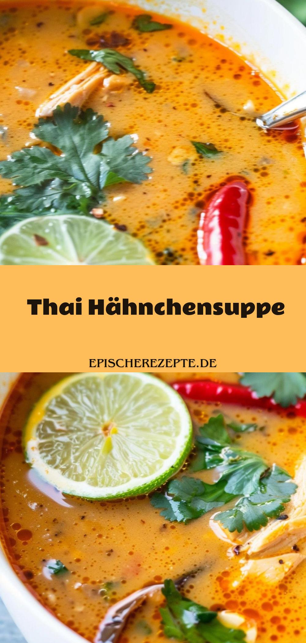 Template of Thai Hähnchensuppe