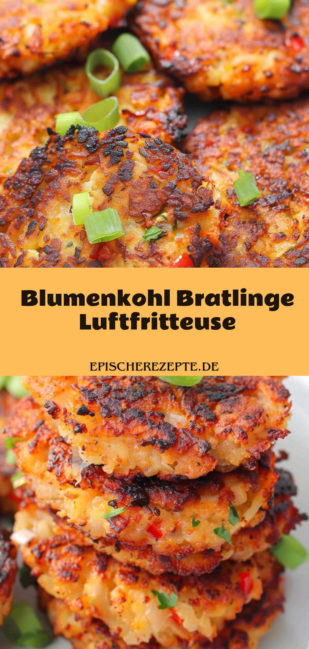 Template of Blumenkohl Bratlinge Luftfritteuse