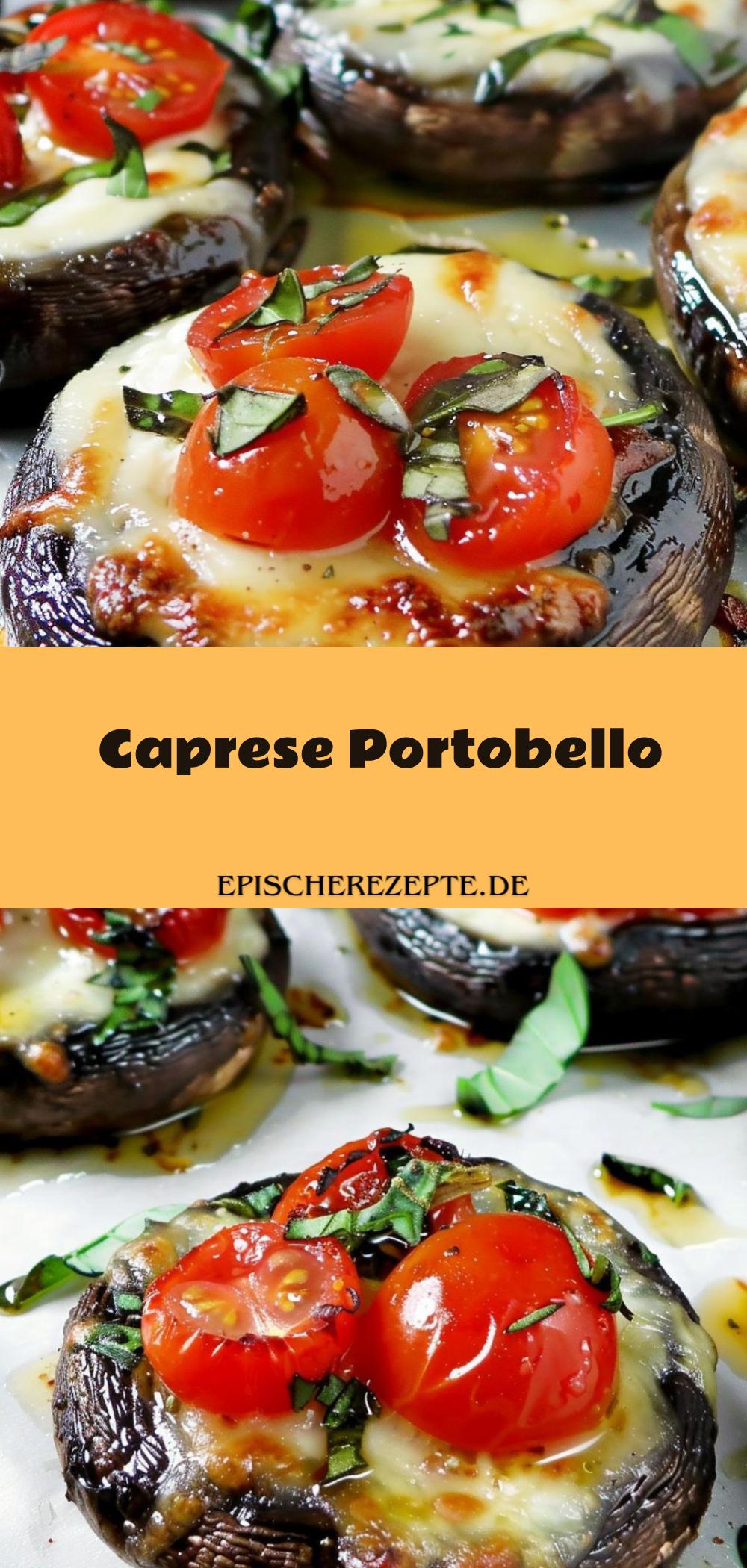 Template of Caprese Portobello