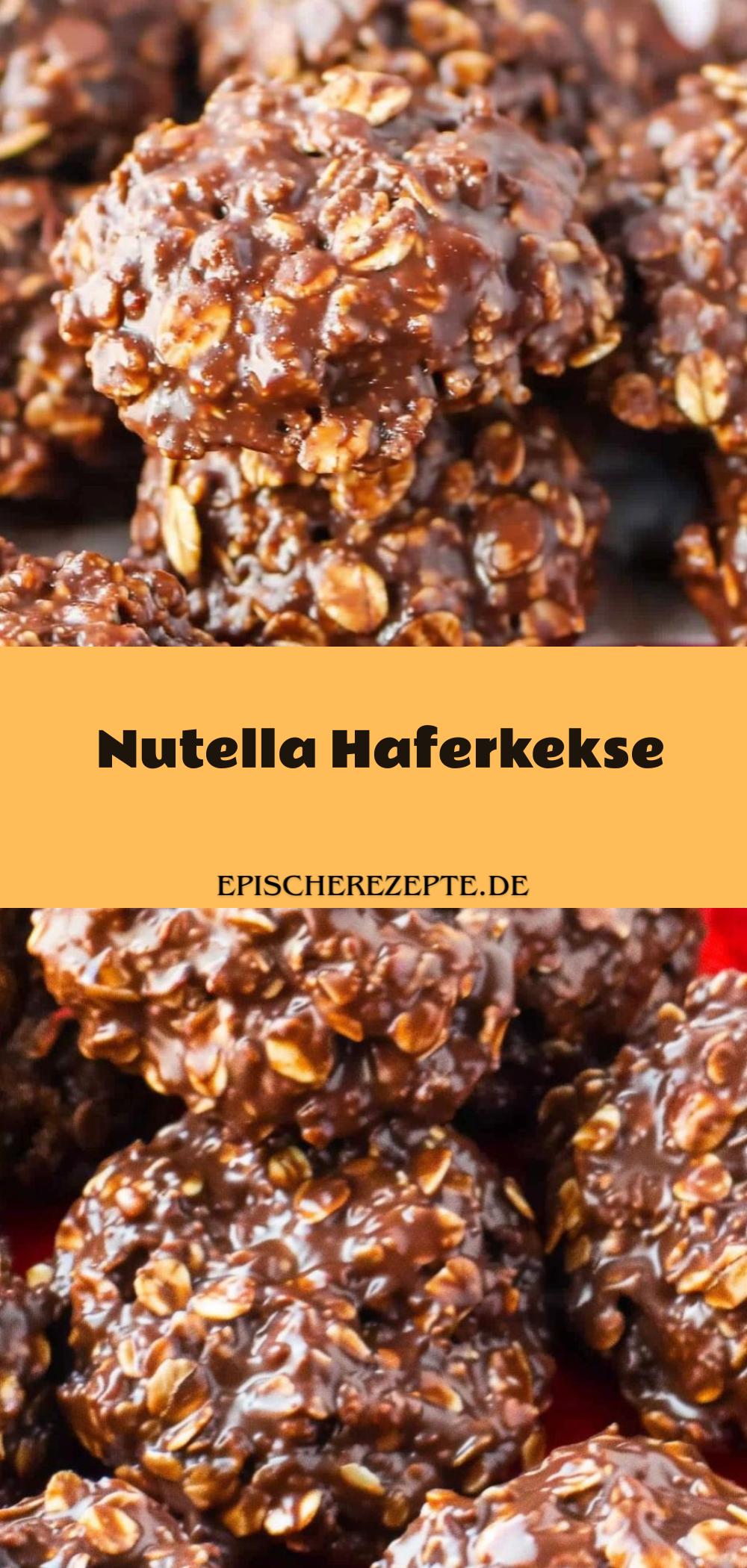 Template of Nutella Haferkekse
