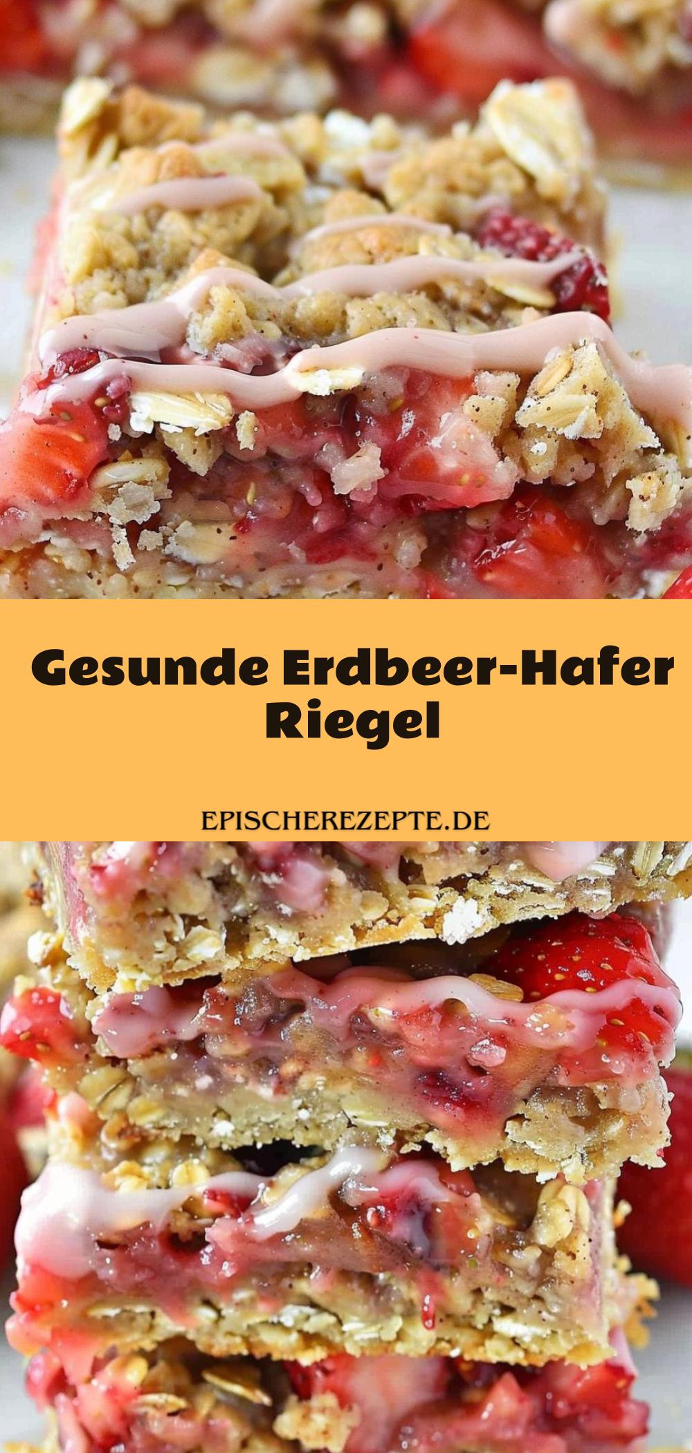Template of Gesunde Erdbeer-Hafer Riegel