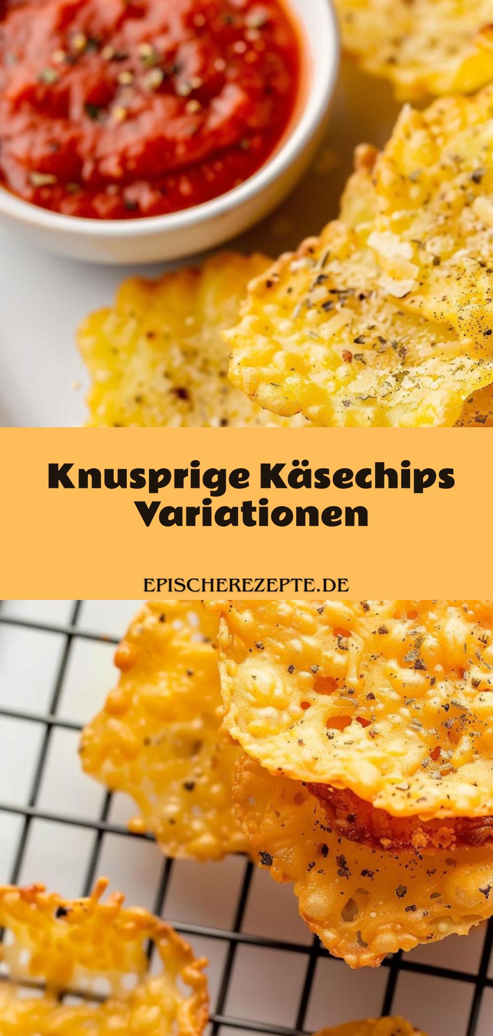 Template of Knusprige Käsechips Variationen