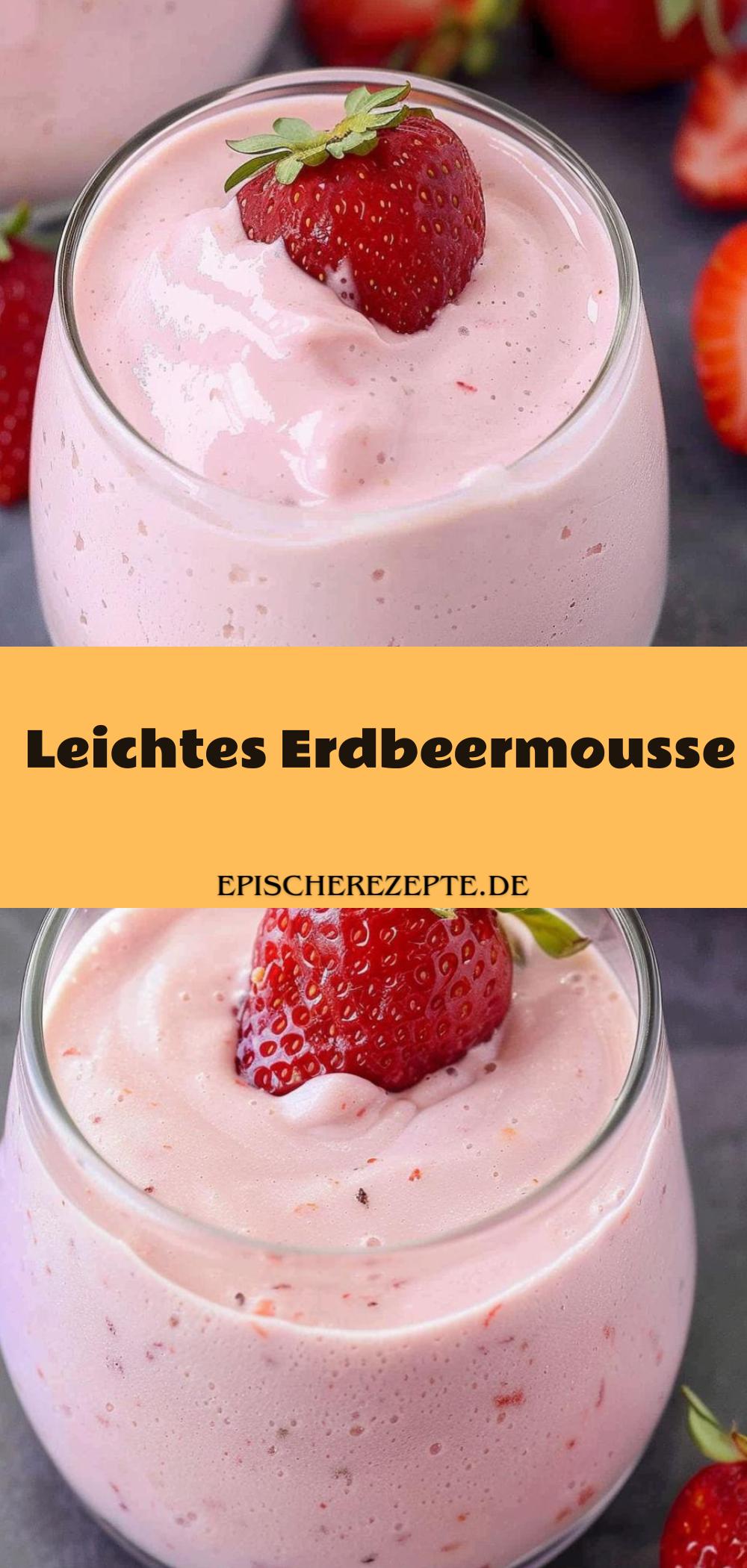 Template of Leichtes Erdbeermousse