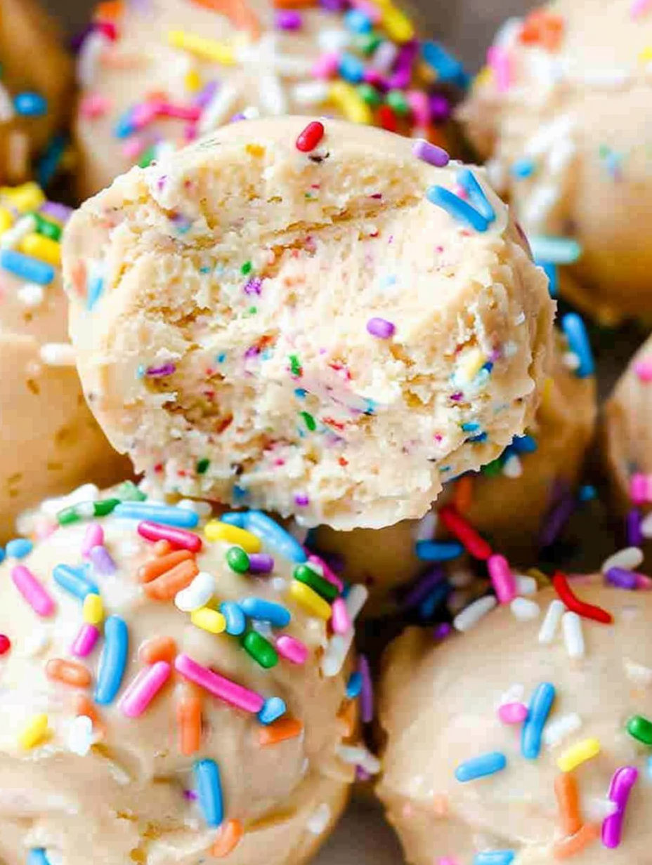 A close up of a chocolate cake with sprinkles.