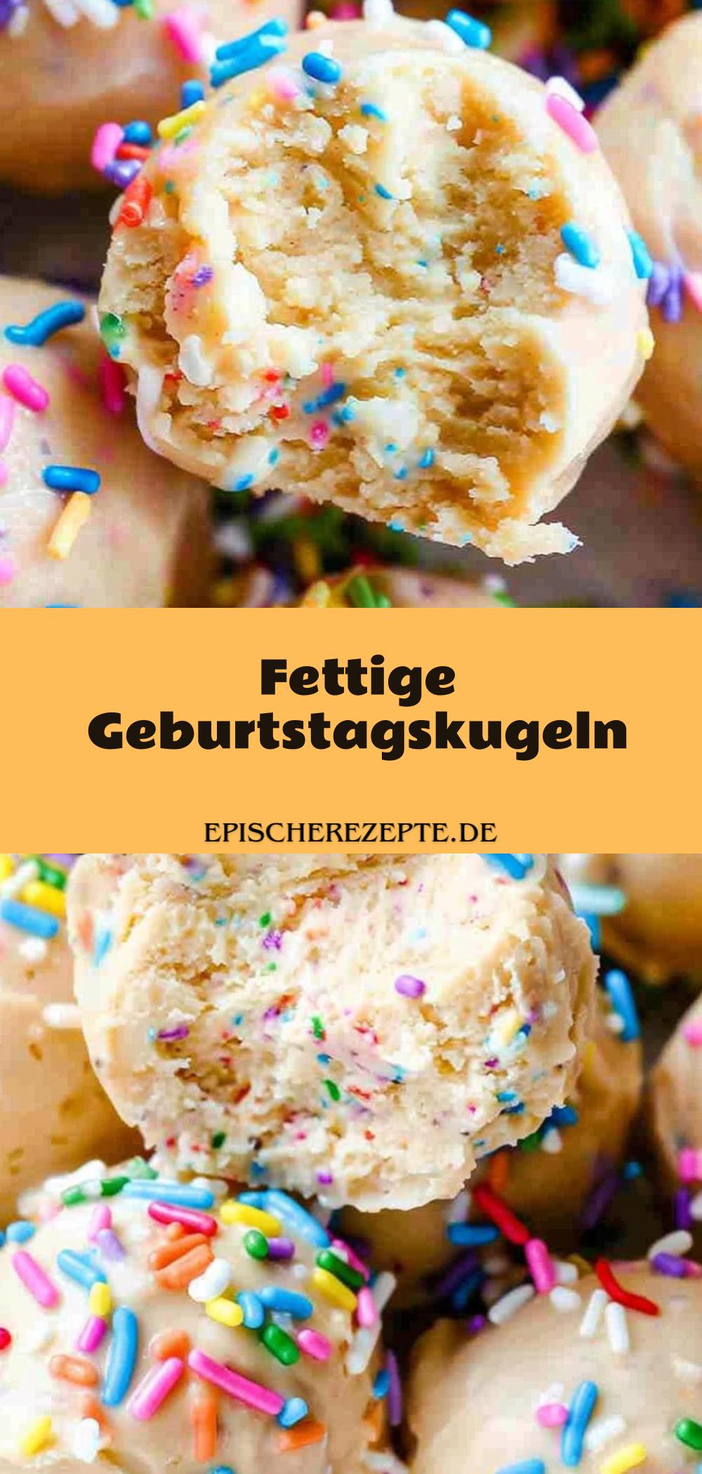Template of Fettige Geburtstagskugeln