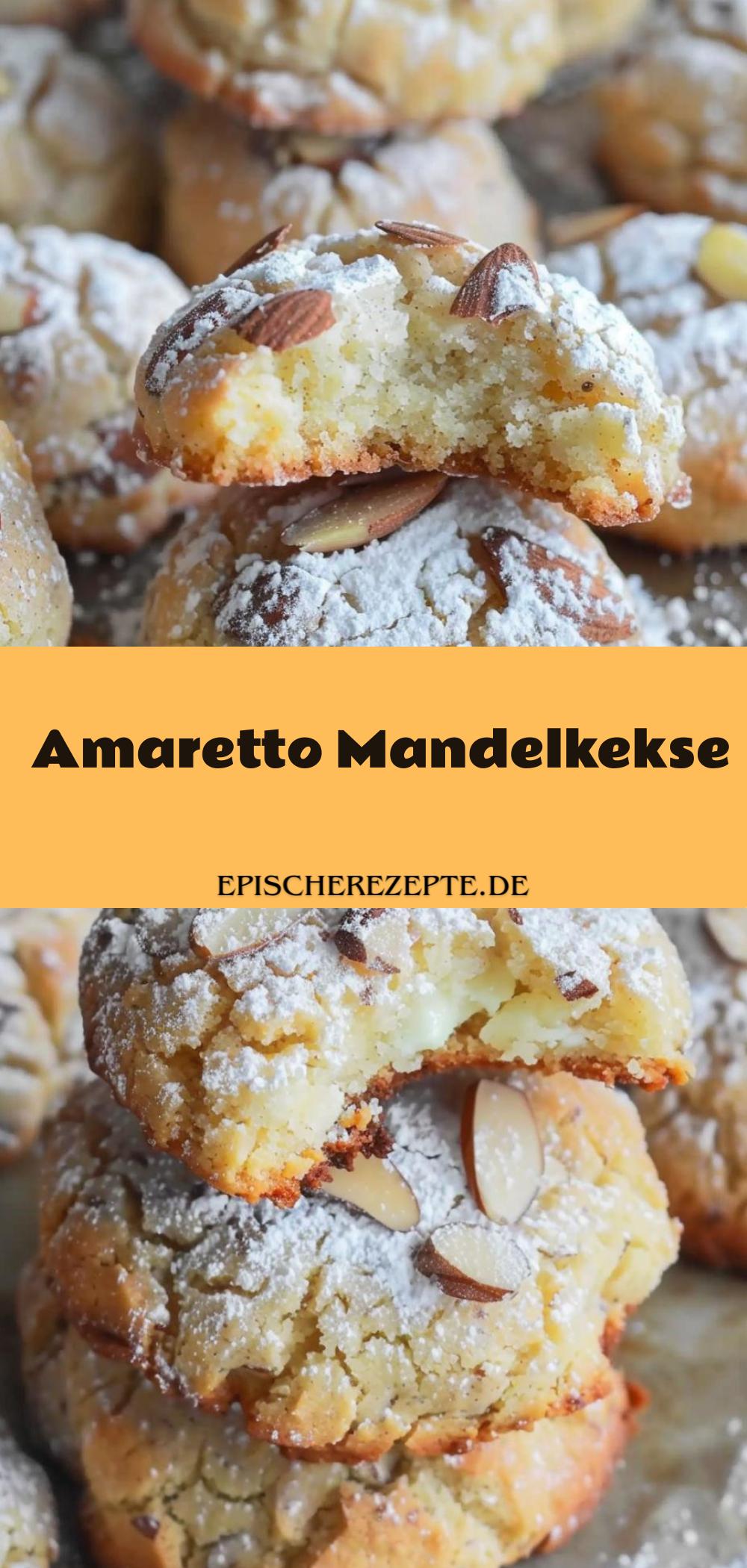 Template of Amaretto Mandelkekse