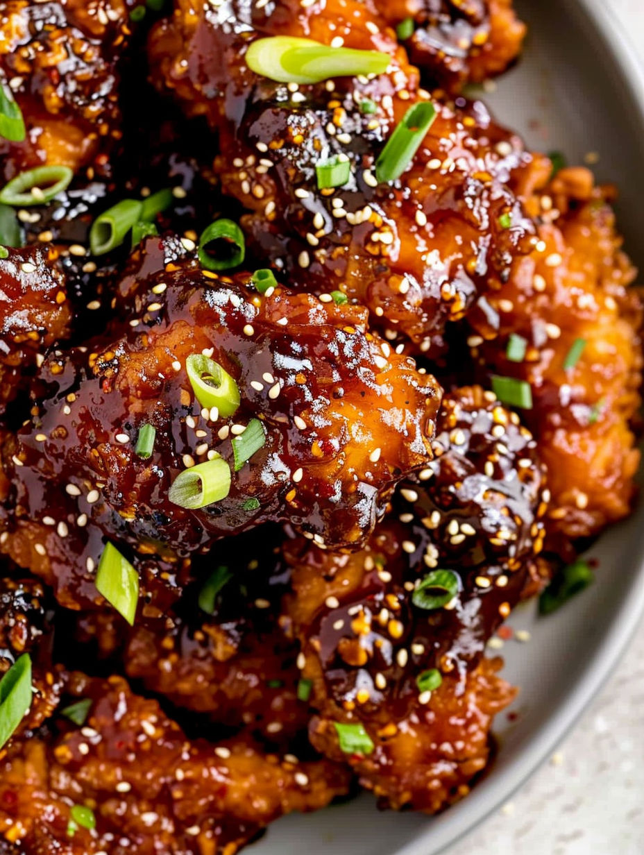 A plate of food with a sauce on it.