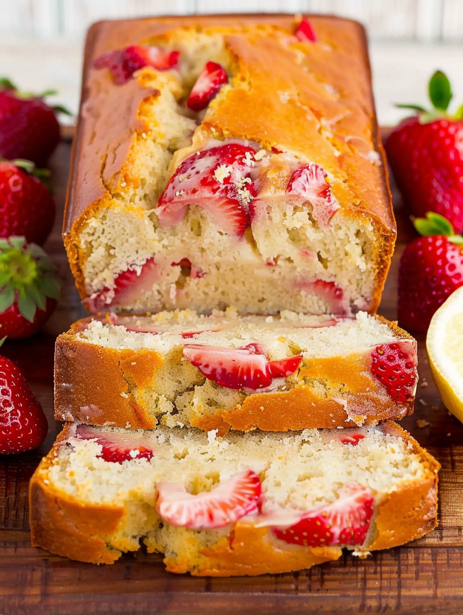 A slice of bread with strawberries on top.
