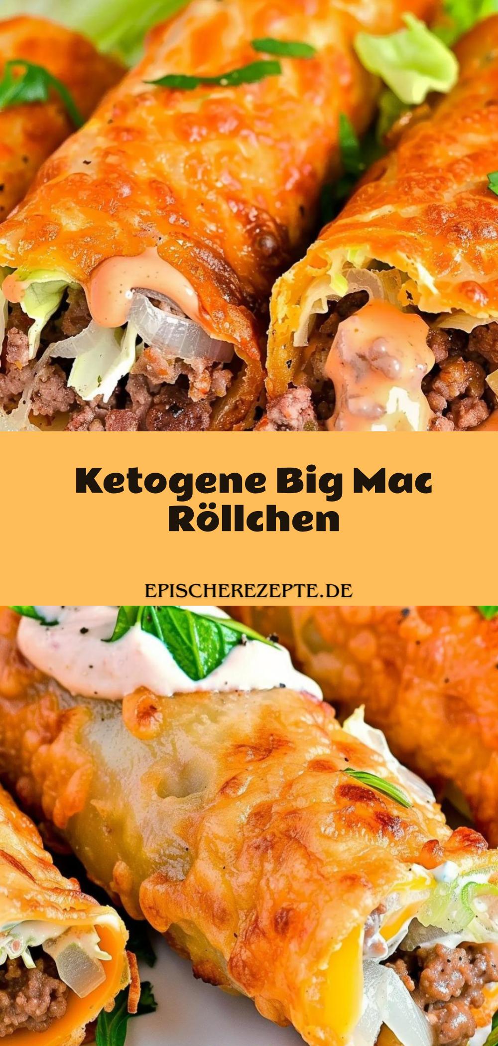 Template of Ketogene Big Mac Röllchen