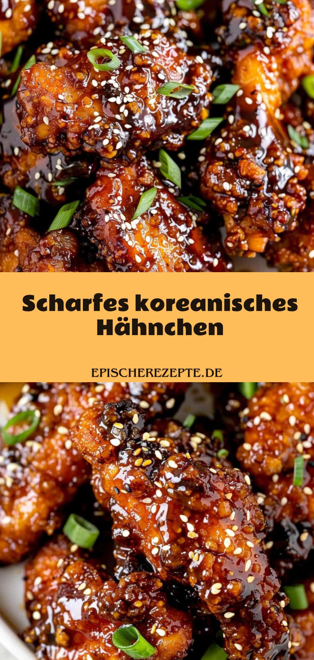 Template of Scharfes koreanisches Hähnchen