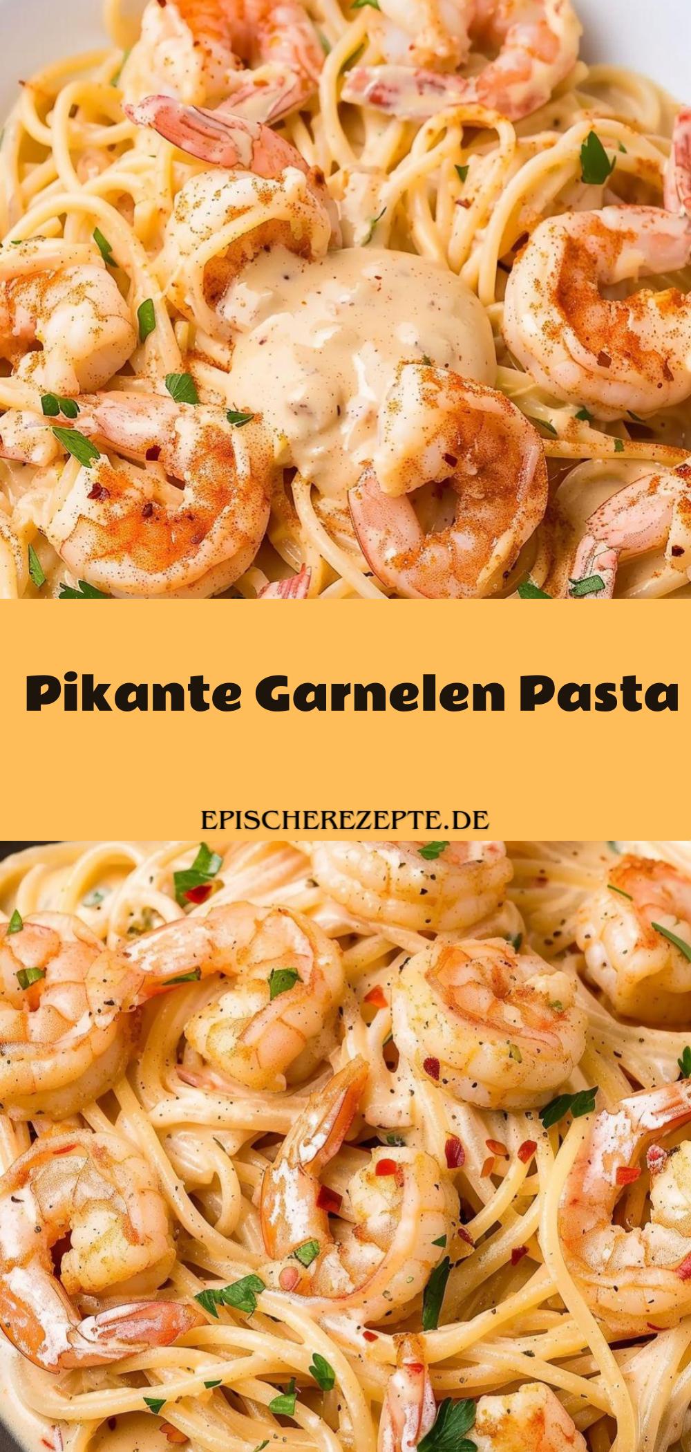 Template of Pikante Garnelen Pasta
