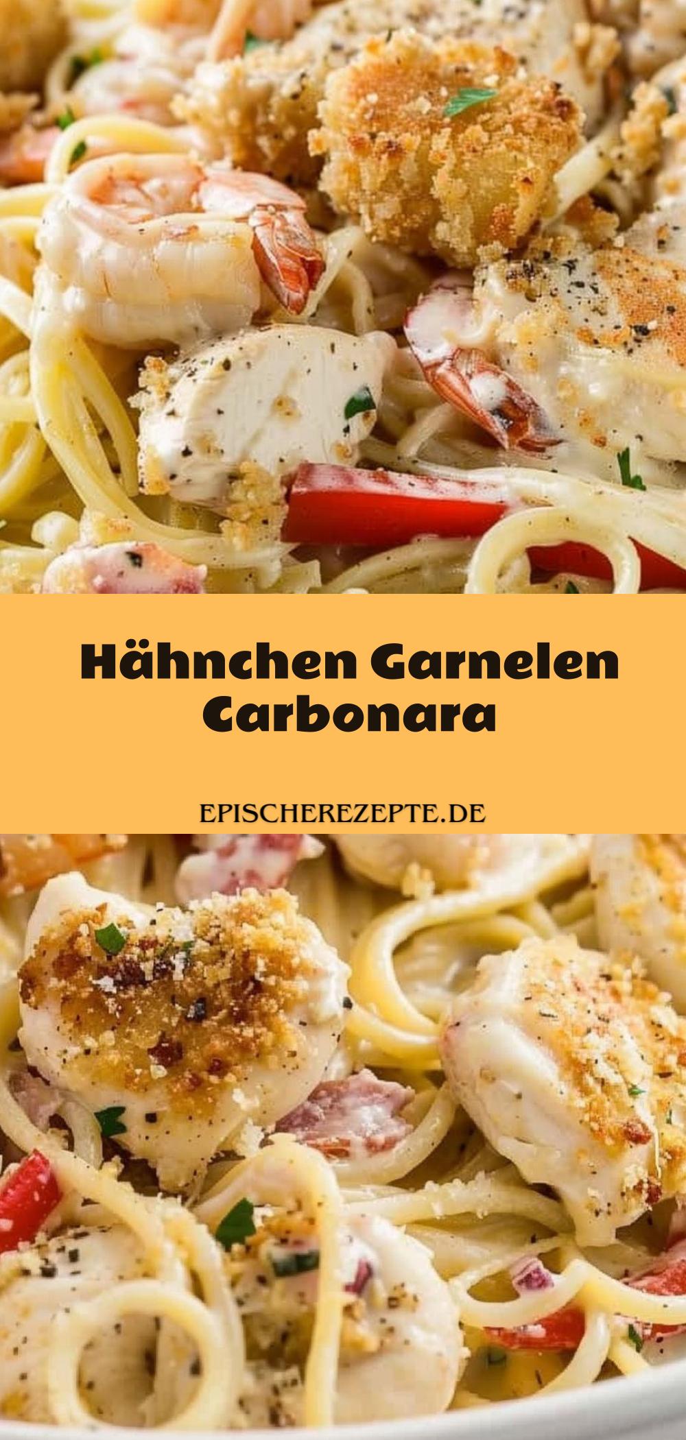 Template of Hähnchen Garnelen Carbonara