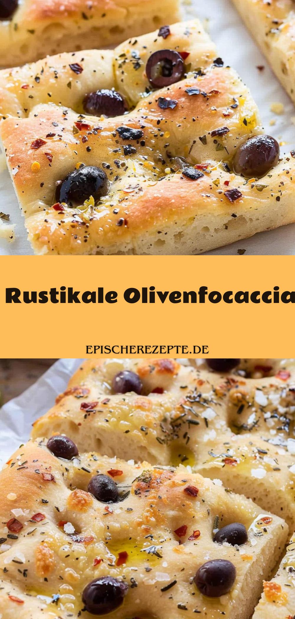 Template of Rustikale Olivenfocaccia