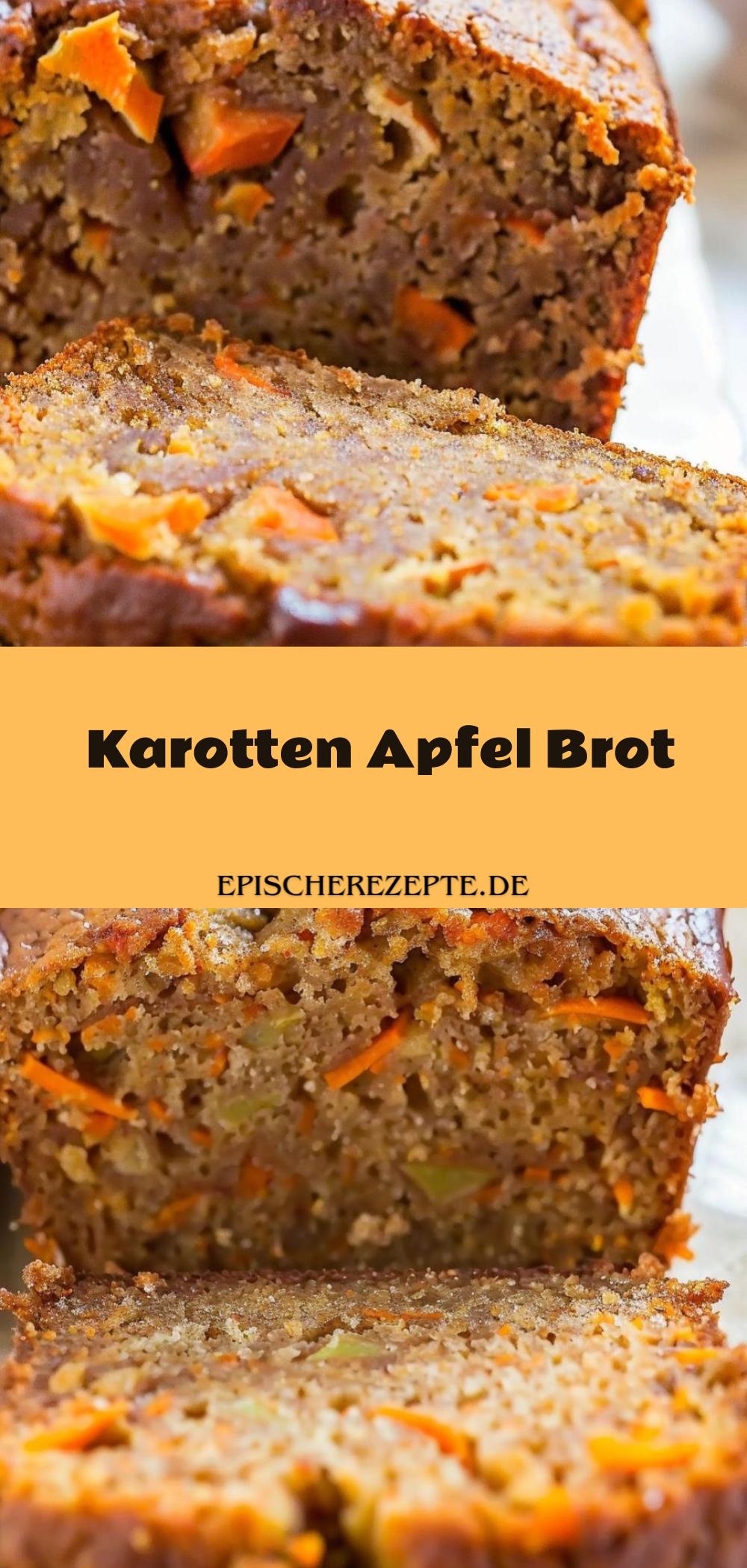 Template of Karotten Apfel Brot