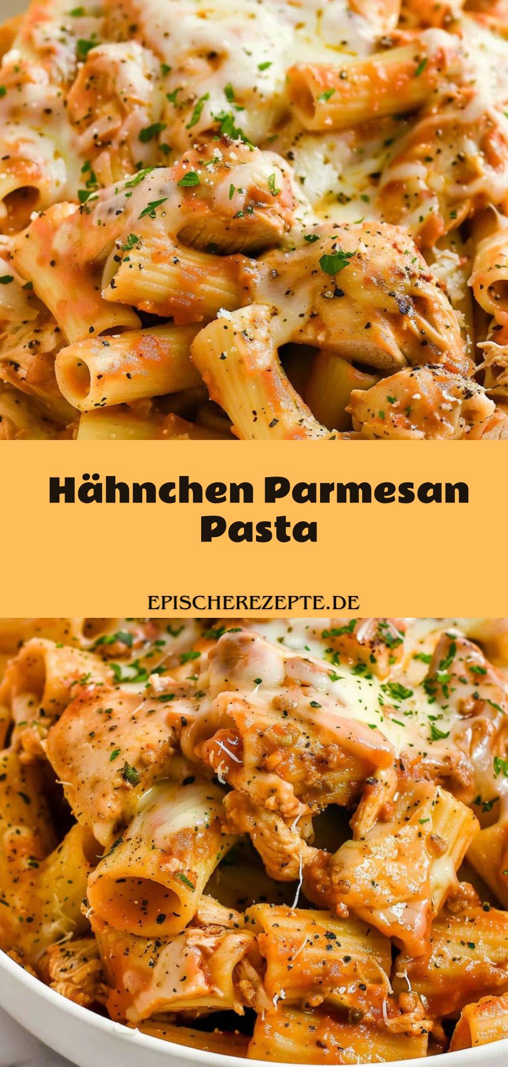Template of Hähnchen Parmesan Pasta