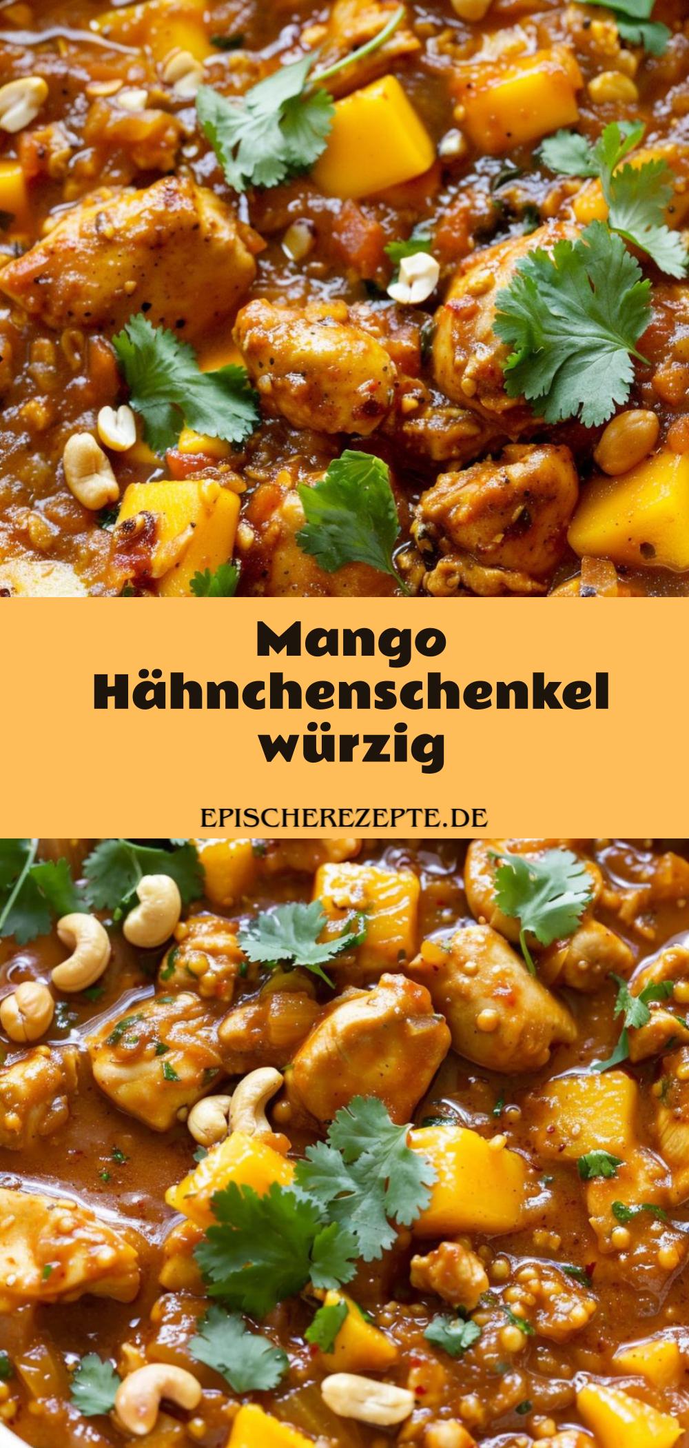 Template of Mango Hähnchenschenkel würzig