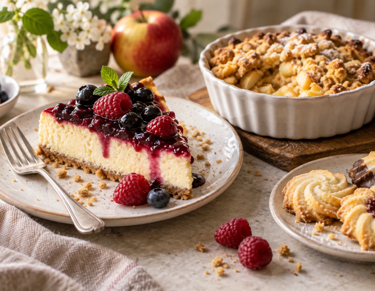 Feine hausgemachte Desserts
