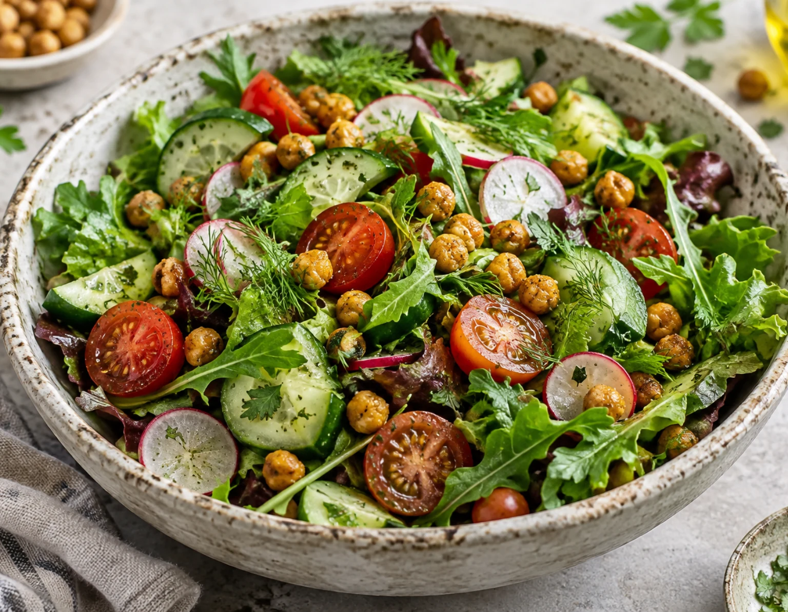 Frischer gesunder Salat