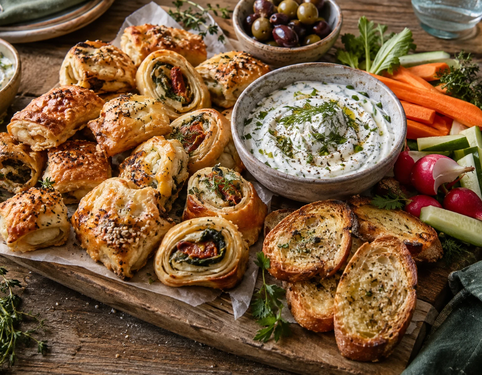 Herzhafte Vorspeisen und Snacks