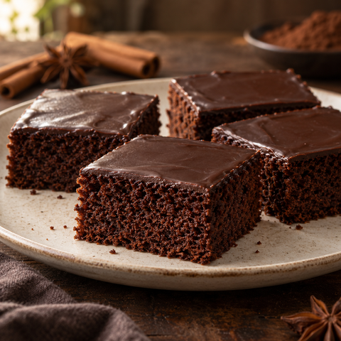 Schoko-Gewürzkuchen vom Blech
