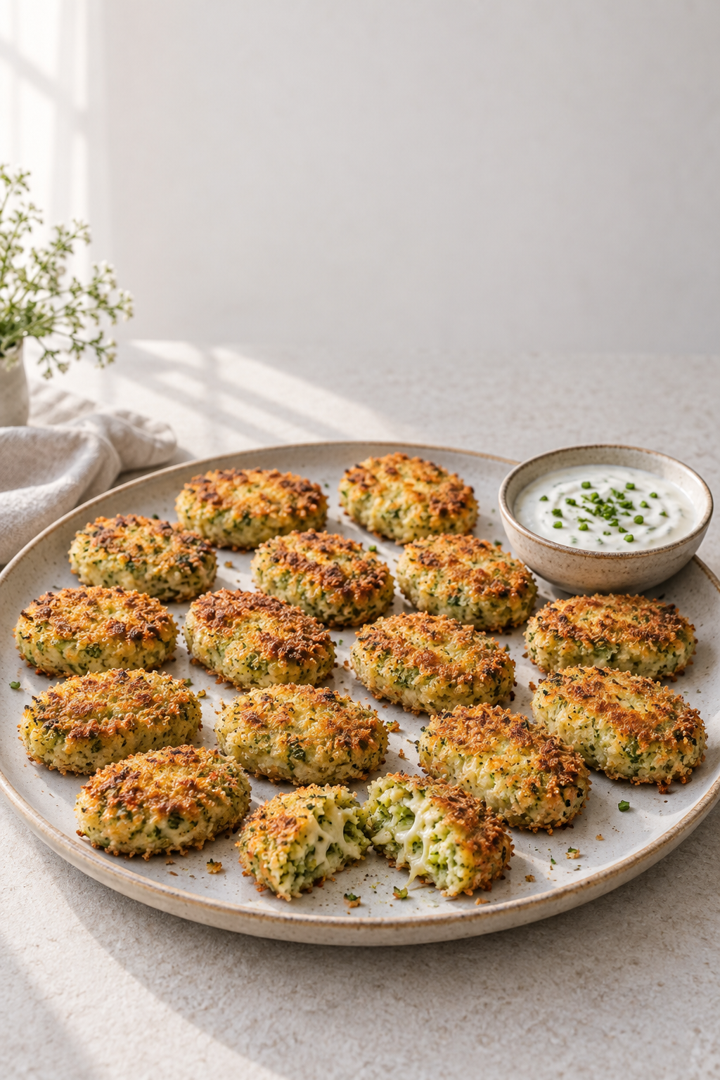Brokkoli-Käse Nuggets – knusprig aus dem Ofen
